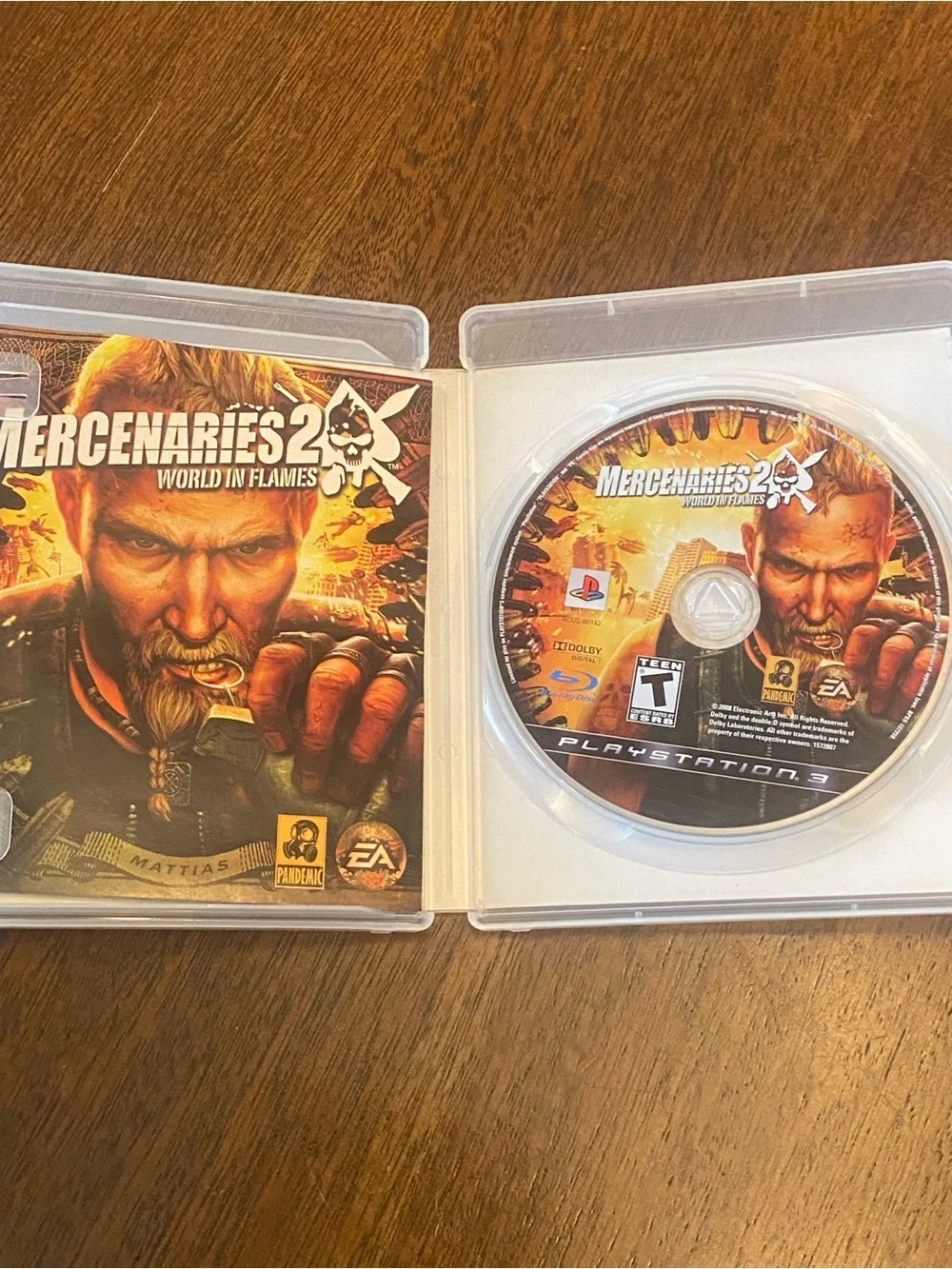 Mercenaries 2: World in Flames (Sony PlayStation 3, 2008) Tested Works Great EUC